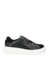Tosca Blu Studio Woman Sneakers Black Size 7 Leather In Black