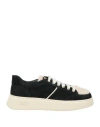 Tosca Blu Studio Woman Sneakers Black Size 7 Leather, Textile Fibers In Black
