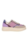Tosca Blu Studio Woman Sneakers Lilac Size 7 Leather In Multi