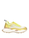 Tosca Blu Studio Woman Sneakers Lime Green Size 8 Textile Fibers In Green