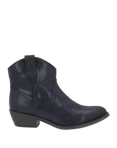 Tosca Blu Woman Ankle Boots Black Size 7 Synthetic Material