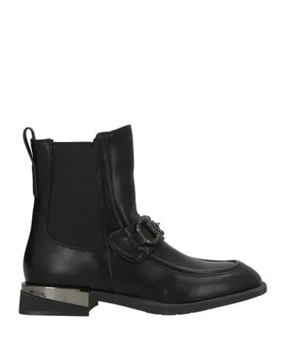 Tosca Blu Woman Ankle Boots Black Size 7 Synthetic Material