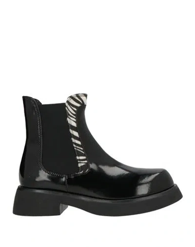 Tosca Blu Woman Ankle Boots Black Size 7 Synthetic Material