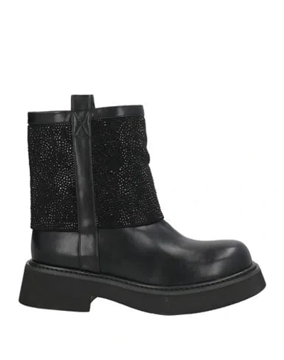 Tosca Blu Woman Ankle Boots Black Size 7 Synthetic Material