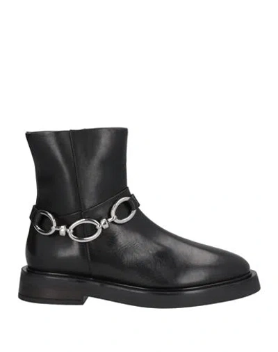 Tosca Blu Woman Ankle Boots Black Size 8 Soft Leather