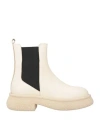 Tosca Blu Woman Ankle Boots Cream Size 7 Leather In White