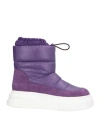 Tosca Blu Woman Ankle Boots Purple Size 8 Synthetisches Material In Purple