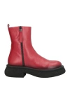 Tosca Blu Woman Ankle Boots Red Size 7 Leather