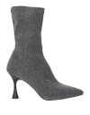 Tosca Blu Woman Ankle Boots Silver Size 10 Textile Fibers In Silver