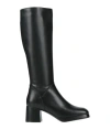 Tosca Blu Woman Boot Black Size 7 Leather In Black