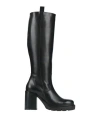 Tosca Blu Woman Boot Black Size 7 Leather In Black
