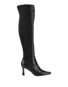 Tosca Blu Woman Boot Black Size 7 Textile Fibers, Leather In Black