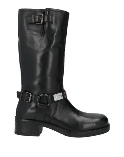 Tosca Blu Woman Boot Black Size 9 Leather