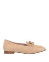 Tosca Blu Woman Loafers Beige Size 6 Leather In Beige