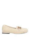 Tosca Blu Woman Loafers Beige Size 7 Synthetisches Material In Nude