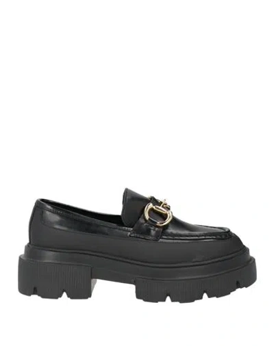 Tosca Blu Woman Loafers Black Size 7 Leather