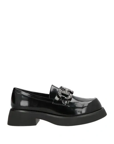Tosca Blu Woman Loafers Black Size 7 Synthetic Material