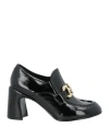 Tosca Blu Woman Loafers Black Size 8 Textile Fibers