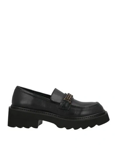 Tosca Blu Woman Loafers Black Size 9 Leather