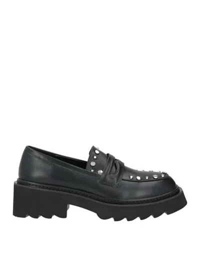 Tosca Blu Woman Loafers Black Size 9 Leather