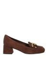 Tosca Blu Woman Loafers Brown Size 8 Leather