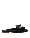 Tosca Blu Woman Mules & Clogs Midnight Blue Size 7 Textile Fibers In Blue