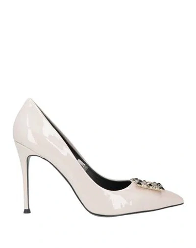 Tosca Blu Woman Pumps Beige Size 9 Synthetic Material