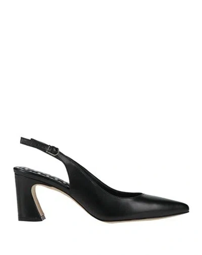 Tosca Blu Woman Pumps Black Size 10 Leather