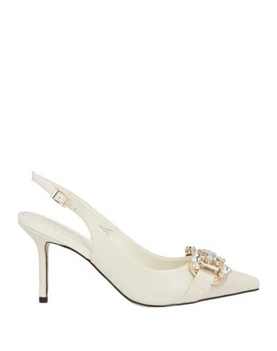 Tosca Blu Woman Pumps Ivory Size 10 Leather In White
