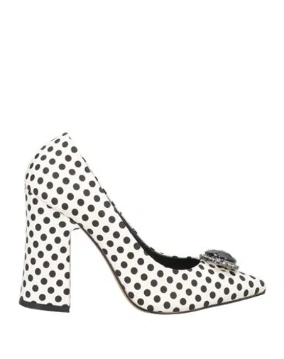 Tosca Blu Woman Pumps Off White Size 7 Leather