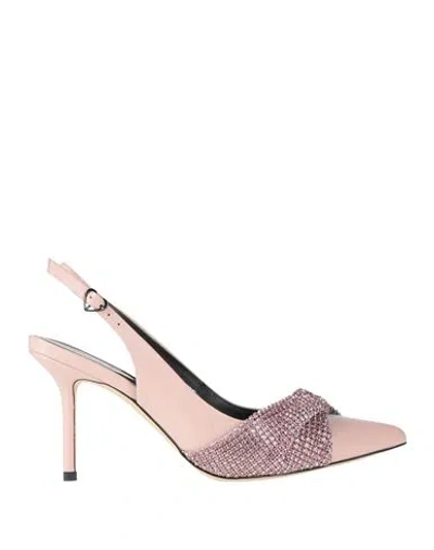 Tosca Blu Woman Pumps Pink Size 8 Leather
