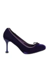 Tosca Blu Woman Pumps Purple Size 7 Textile Fibers In Purple