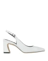 Tosca Blu Woman Pumps White Size 8 Leather In White
