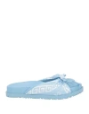 Tosca Blu Woman Sandals Sky Blue Size 8 Synthetisches Material In Blue