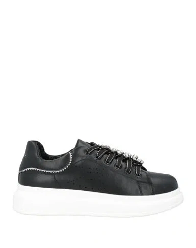 Tosca Blu Woman Sneakers Black Size 6 Leather