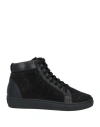 Tosca Blu Woman Sneakers Black Size 7 Leather In Black
