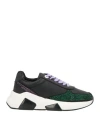 Tosca Blu Woman Sneakers Black Size 7 Leather In Multi