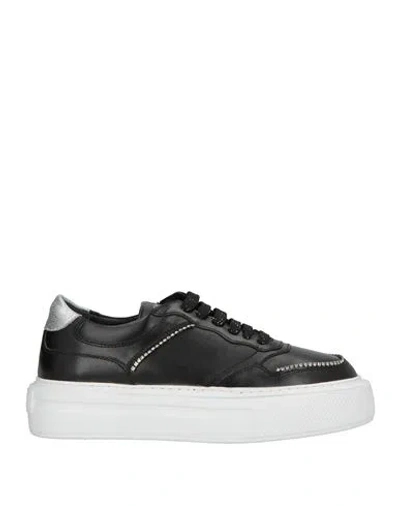 Tosca Blu Woman Sneakers Black Size 9 Leather