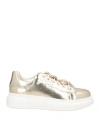 Tosca Blu Woman Sneakers Gold Size 8 Leather In Gold