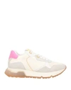 Tosca Blu Woman Sneakers Ivory Size 11 Leather, Textile Fibers In White