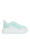 Tosca Blu Woman Sneakers Light Green Size 9 Textile Fibers In Green