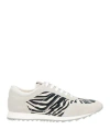 Tosca Blu Woman Sneakers Light Grey Size 10 Leather, Textile Fibers In Gray