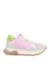 Tosca Blu Woman Sneakers Pink Size 7 Leather, Textile Fibers