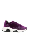 Tosca Blu Woman Sneakers Purple Size 8 Textile Fibers In Purple