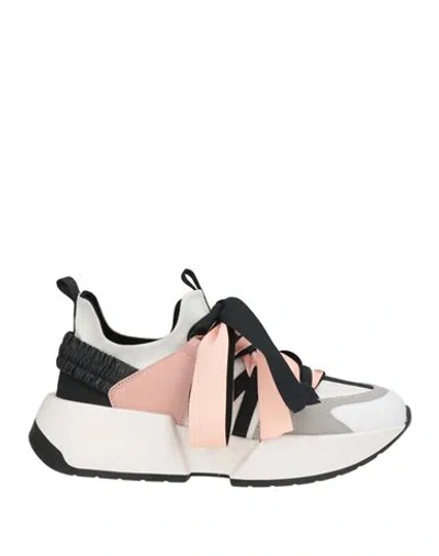 Tosca Blu Woman Sneakers White Size 7 Synthetic Material In Black