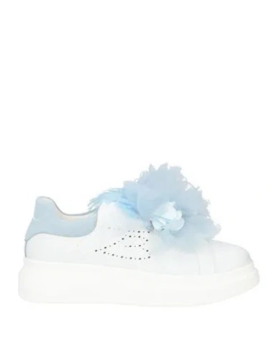 Tosca Blu Woman Sneakers White Size 7 Textile Fibers In Multi