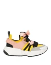 Tosca Blu Woman Sneakers Yellow Size 6 Textile Fibers
