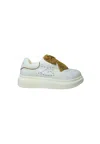 Tosca Blu Women's Shoes  Aloe Sneakers With Golden Bow Application In White