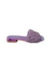 Tosca Blu Women's Shoes  Gladiolo Glittering Slippers In Purple