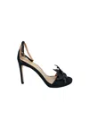 Tosca Blu Women's Shoes  Menta Sandal With Heel And Ankle Strap Closure In Black